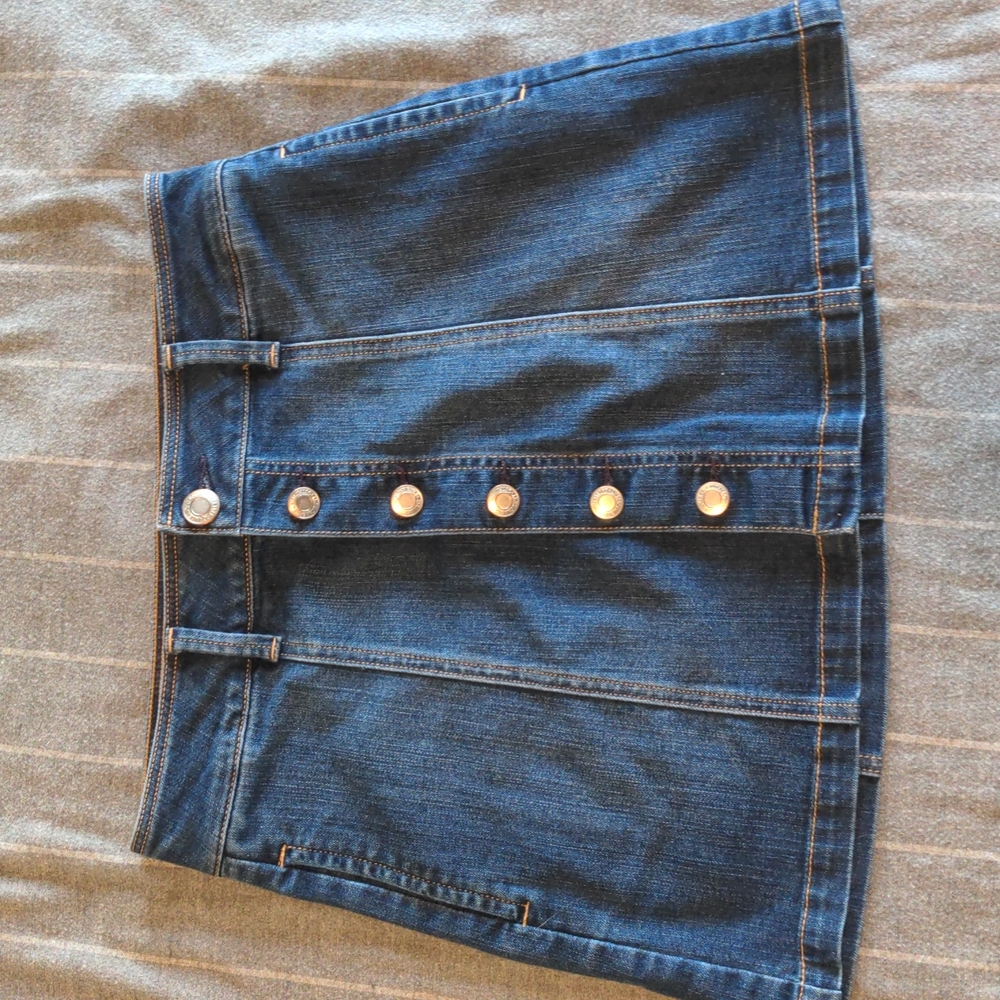 AE Stretch Denim Mini Skirt